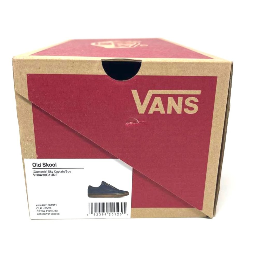 💖MEGA SALE💖Vans Old School Blue Low Brown Skate Women's Canvas VN0A38G1UNF - Picture 10 of 11